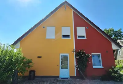Das Gebäude in dem sich die Ferienwohnung befindet