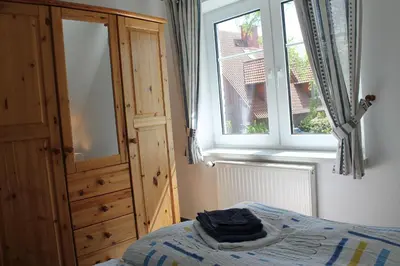 Ein Bett oder Betten in einem Zimmer der Unterkunft Am Ostseestrand