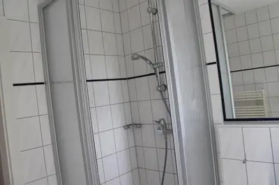 Ein Badezimmer in der Unterkunft Am Ostseestrand