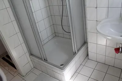 Ein Badezimmer in der Unterkunft Am Ostseestrand