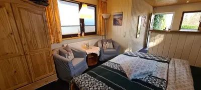 Ein Bett oder Betten in einem Zimmer der Unterkunft Bungalow 