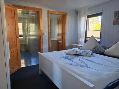 Ein Bett oder Betten in einem Zimmer der Unterkunft Haus Nadine
