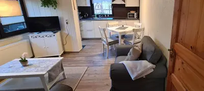 Küche/Küchenzeile in der Unterkunft Haus Nadine