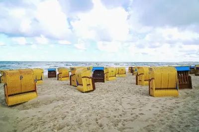 Ein Strand an oder in der Nähe der Ferienwohnung