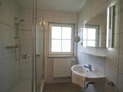 Ein Badezimmer in der Unterkunft Am Deich 39