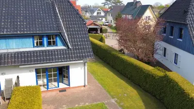 Das Gebäude in dem sich die Ferienwohnung befindet