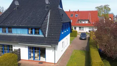 Das Gebäude in dem sich die Ferienwohnung befindet