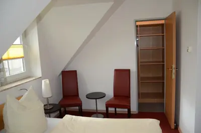 Ein Sitzbereich in der Unterkunft Am Deich 15