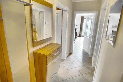 Ein Badezimmer in der Unterkunft Freesenkietz, FW 28