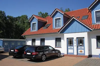 Das Gebäude in dem sich die Ferienwohnung befindet