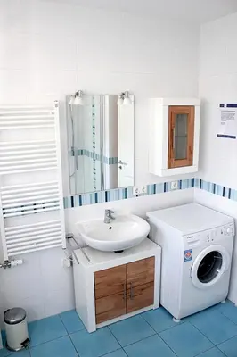 Ein Badezimmer in der Unterkunft Freesenkietz, FW 17