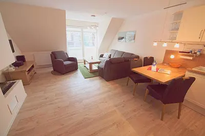 Küche/Küchenzeile in der Unterkunft Les Belles, Haus Bastien, FW Noble, Whg 9