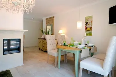 Ein Sitzbereich in der Unterkunft Les Belles, Haus Bastien, FW Galant, Whg 6
