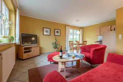 TV/Unterhaltungsangebot in der Unterkunft Ferienhaus Lütten Kulli - 1
