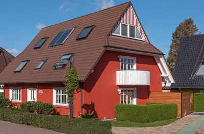 Das Gebäude in dem sich die Ferienwohnung befindet