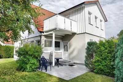 Das Gebäude in dem sich die Ferienwohnung befindet