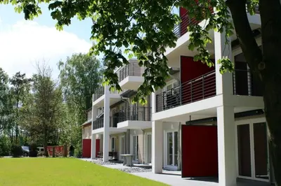 Das Gebäude in dem sich die Ferienwohnung befindet