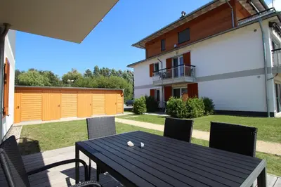 Das Gebäude in dem sich die Ferienwohnung befindet