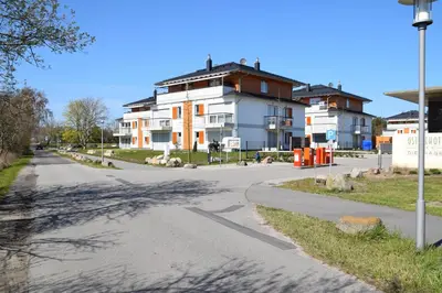 Das Gebäude in dem sich die Ferienwohnung befindet