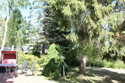 Ein Garten an der Unterkunft Strandvilla Sophie App 1