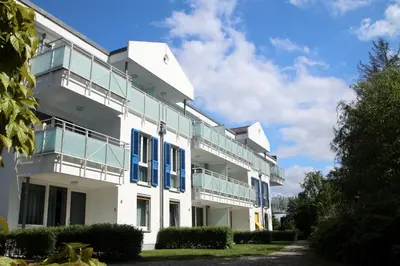 Das Gebäude in dem sich die Ferienwohnung befindet