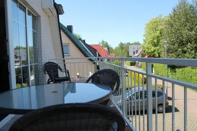 Ein Balkon oder eine Terrasse in der Unterkunft Appartement 