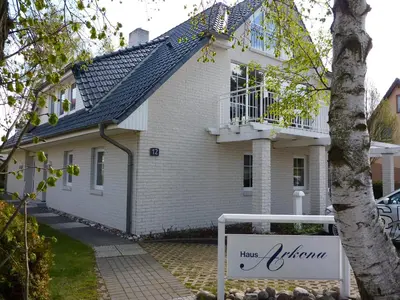 Das Gebäude in dem sich die Ferienwohnung befindet