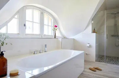 Ein Badezimmer in der Unterkunft Ferienhaus Seeadler 34