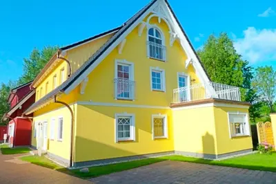 Das Gebäude in dem sich die Ferienwohnung befindet