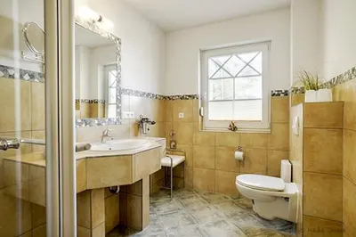 Ein Badezimmer in der Unterkunft Villa Arielle, FW 4