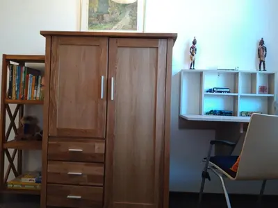 Die Bibliothek in der Ferienwohnung