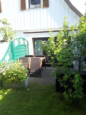 Ein Garten an der Unterkunft Lange Str. 15 - Ferienwohnung