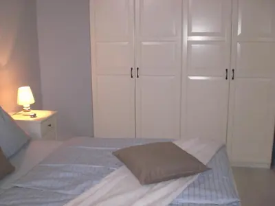 Ein Bett oder Betten in einem Zimmer der Unterkunft Meer and Mehr
