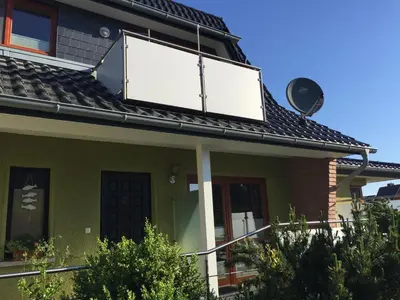 Das Gebäude in dem sich die Ferienwohnung befindet
