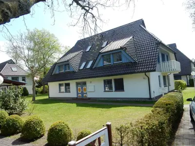 Das Gebäude in dem sich die Ferienwohnung befindet
