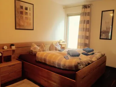 Ein Bett oder Betten in einem Zimmer der Unterkunft Hinter den Dünen D93