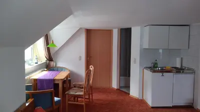 Küche/Küchenzeile in der Unterkunft Urlaub bei Hauenstein
