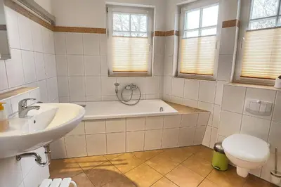 Ein Badezimmer in der Unterkunft Teni`s hus