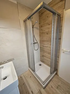 Ein Badezimmer in der Unterkunft Zingstidyll