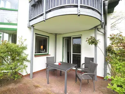 Ein Balkon oder eine Terrasse in der Unterkunft Mittenzwey FW 1