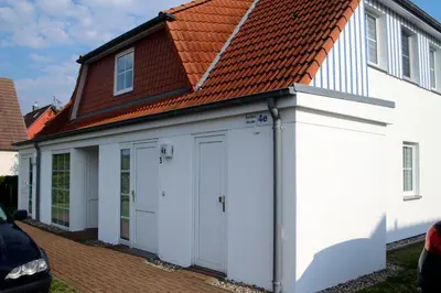 Das Gebäude in dem sich die Ferienwohnung befindet