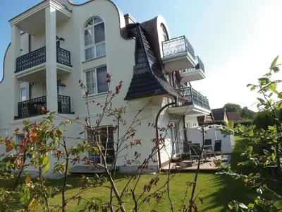Das Gebäude in dem sich die Ferienwohnung befindet