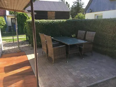 Ein Patio oder anderer Außenbereich in der Unterkunft Juro