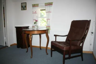 Ein Sitzbereich in der Unterkunft Ferienwohnung 