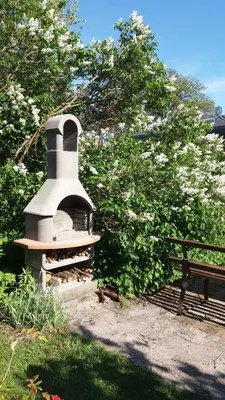 Ein Garten an der Unterkunft Ferienwohnung 
