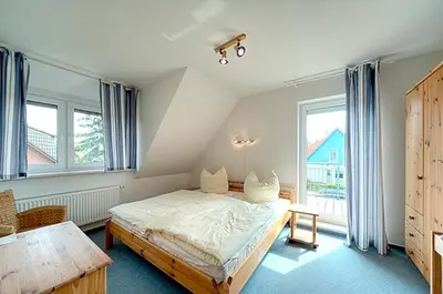 Ein Bett oder Betten in einem Zimmer der Unterkunft Luv