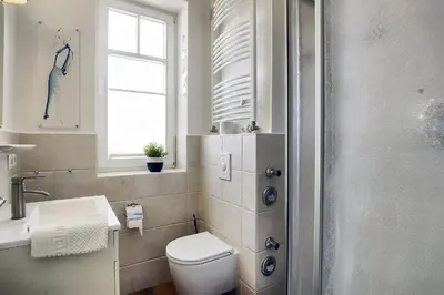 Ein Badezimmer in der Unterkunft Villa Balticum, Whg 4