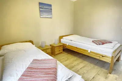 Ein Bett oder Betten in einem Zimmer der Unterkunft Robbe FW 4