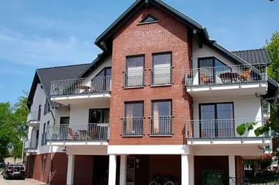 Das Gebäude in dem sich die Ferienwohnung befindet