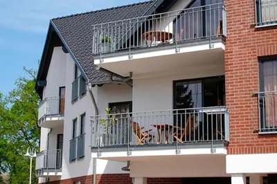 Ein Balkon oder eine Terrasse in der Unterkunft Seestern FW 2